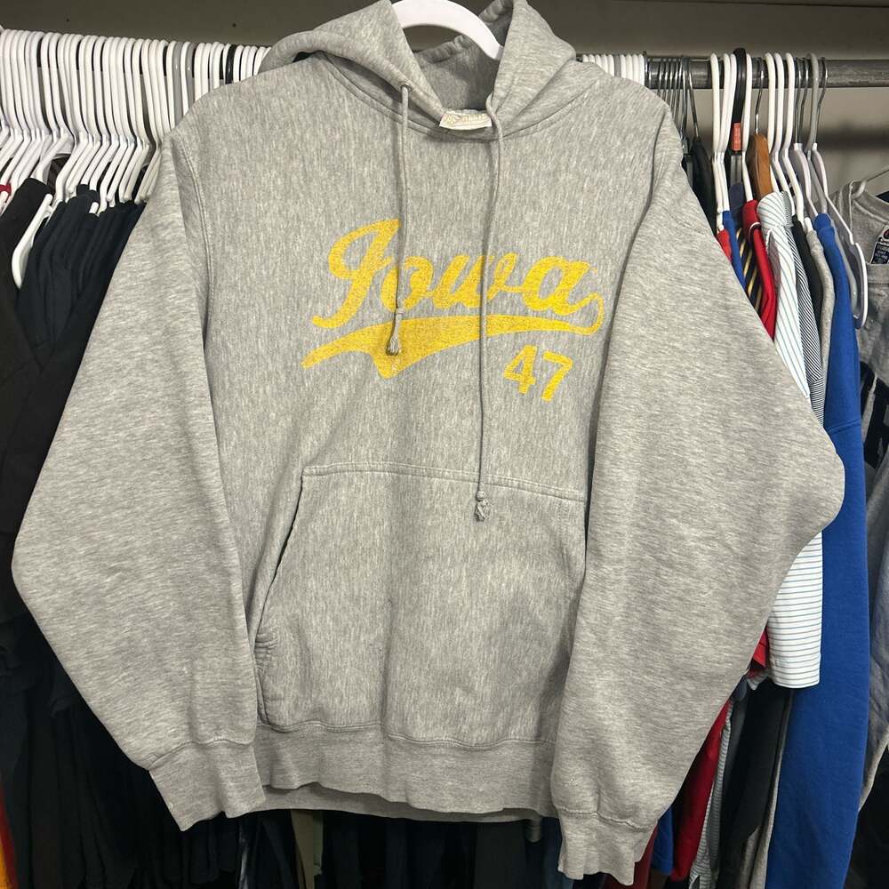 Vintage Pro Weave University of Iowa Hawkeyes Script Hoodie